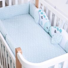Дитячий постільний комплект Veres Love is mint 6 одиниць